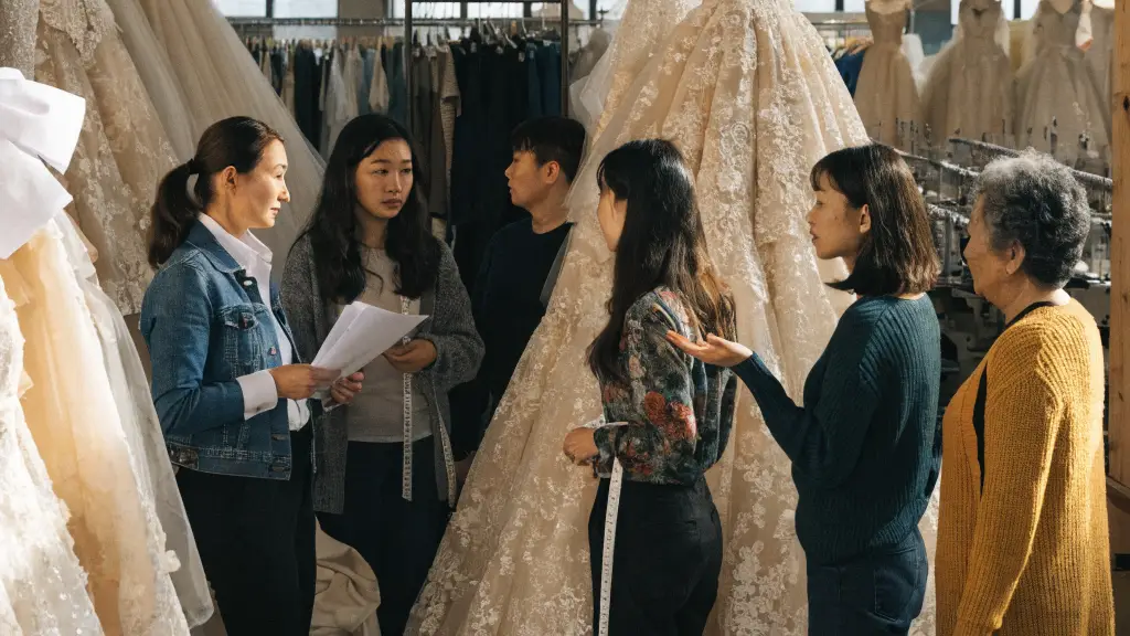 How Does Fumao Coordinate Bridal Production?