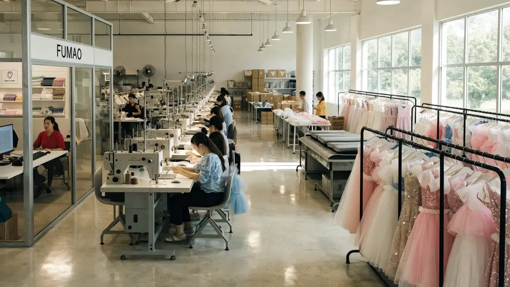 How Does Fumao Develop Girls' Party Dresses?