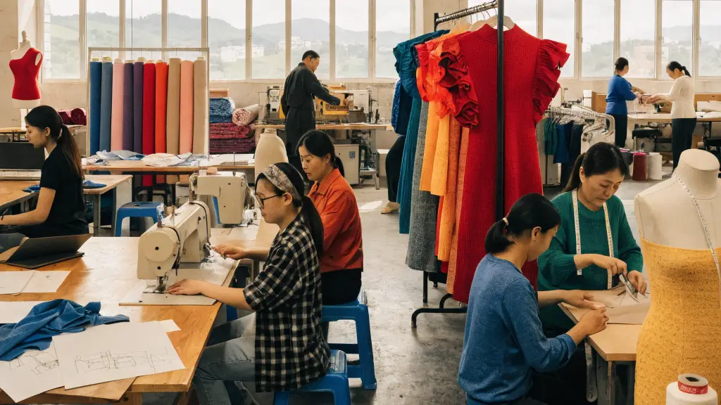 How Does Fumao Develop Knit Dresses?