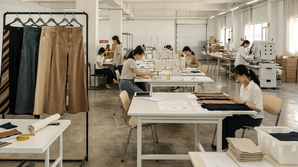 How Does Fumao Develop Women'S Wide-Leg Pants?