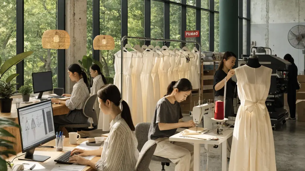 How Does Fumao Produce Lyocell Dresses?