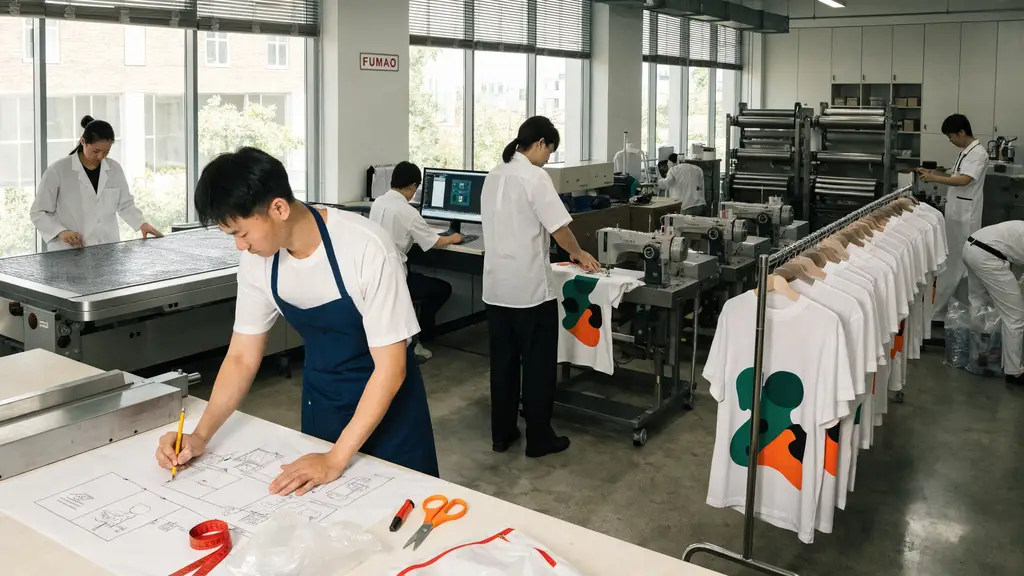 How Does Fumao Produce Printed T-Shirts?