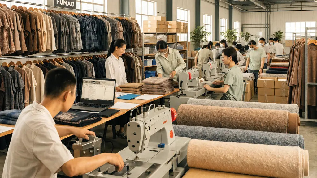 How Does Fumao Source Brushed Flannel Fabric?