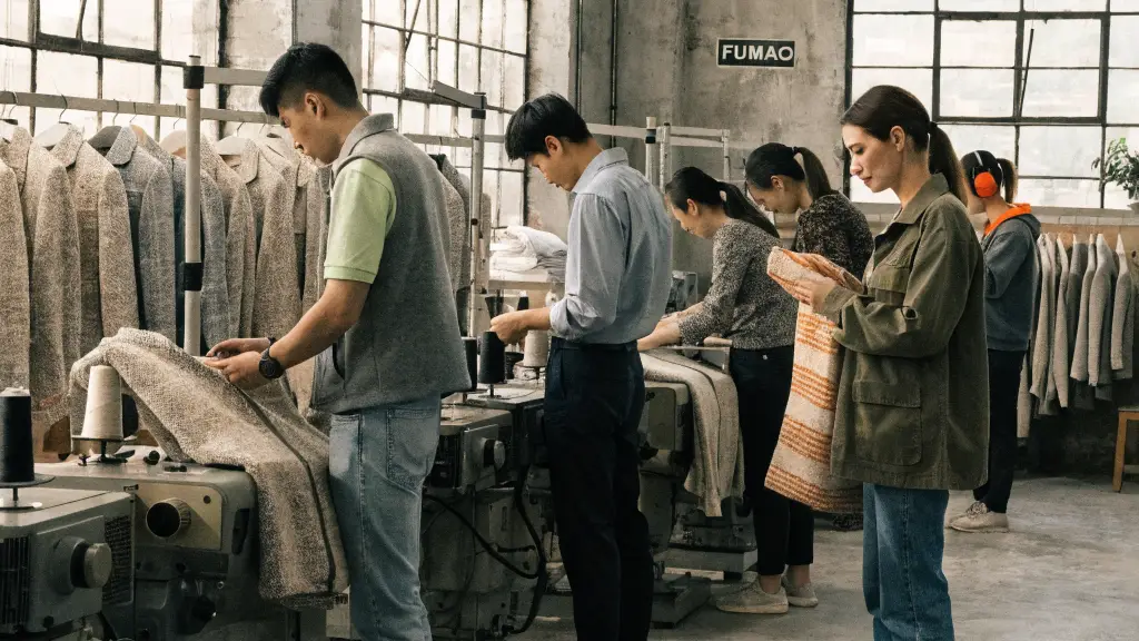 How Does Fumao Source Tweed and Textured Jackets?