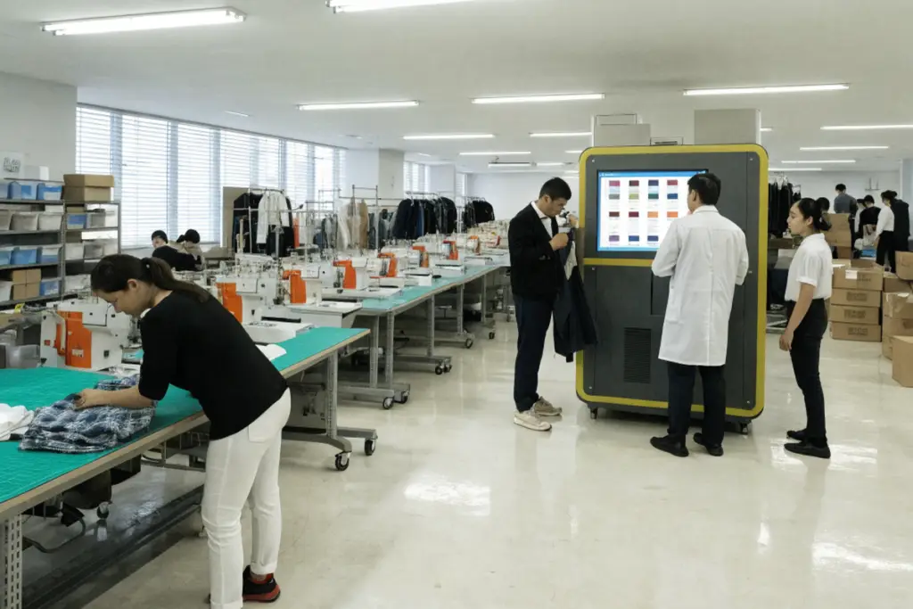 Which Checks Reveal Falsified Garment Factory Test Reports?