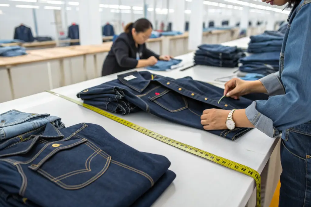 How Should Buyers Perform Pre-Shipment Inspections for Imported Bulk Denim Jackets?