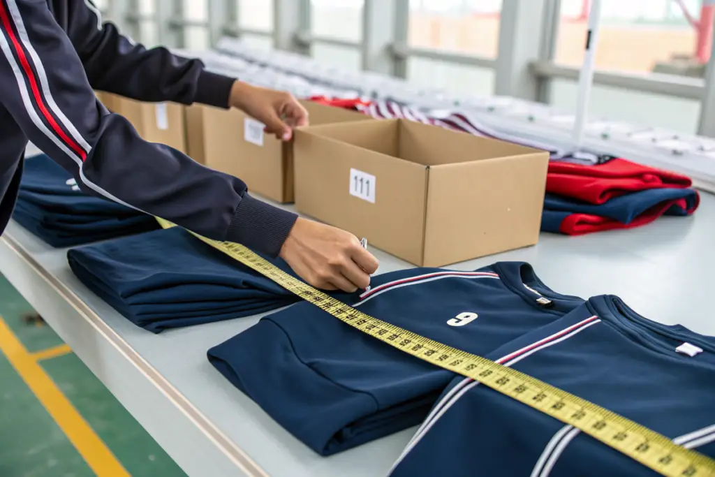 How Should Buyers Perform Pre-Shipment Inspections for Imported Bulk Tracksuits?