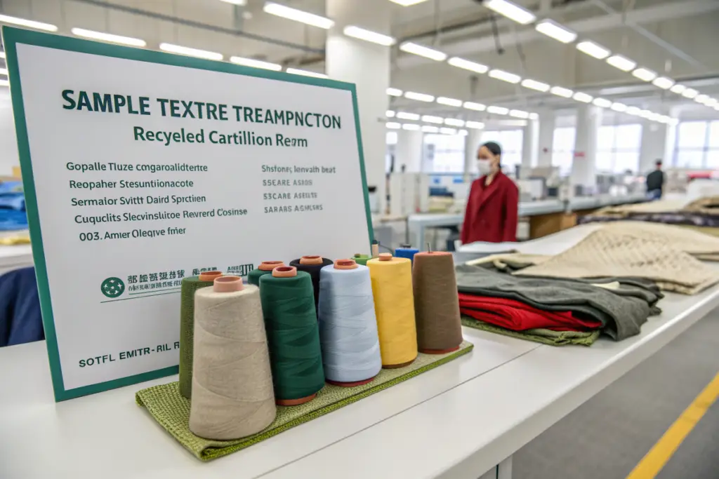 Why is GRS recycled textile certification essential for importing baby apparel to North America?