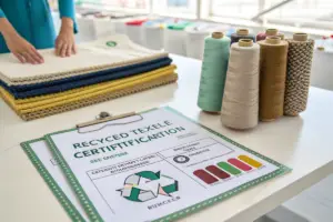 Why is GRS recycled textile certification essential for importing clothing to North America?