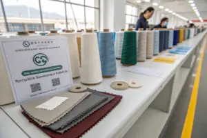 Why is GRS recycled textile certification essential for importing garments to North America?