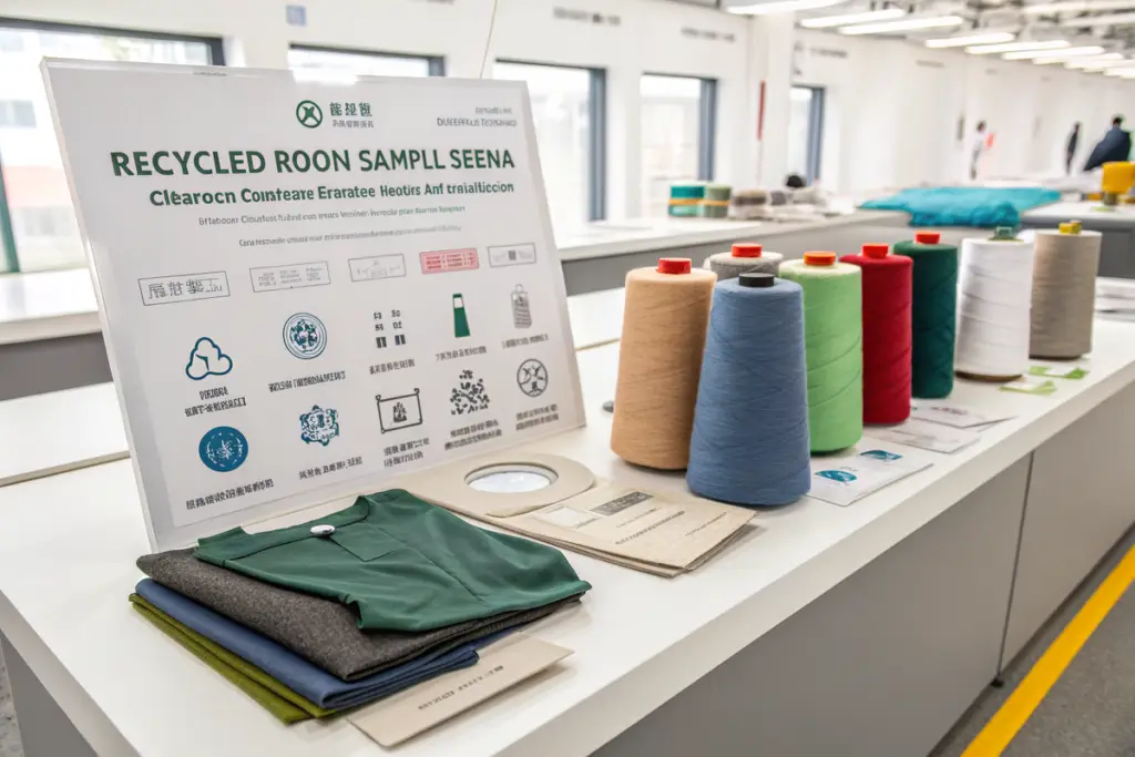 Why is GRS recycled textile certification essential for importing headwear to North America?
