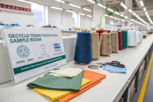 Why is GRS recycled textile certification essential for importing kids wear to North America?
