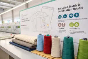 Why is GRS recycled textile certification essential for importing outerwear to North America?