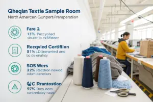 Why is GRS recycled textile certification essential for importing sportswear to North America?