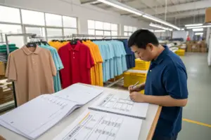 Why is ISO 9001 certification essential for importing polo shirts to North America?